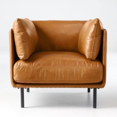 Leather armchair