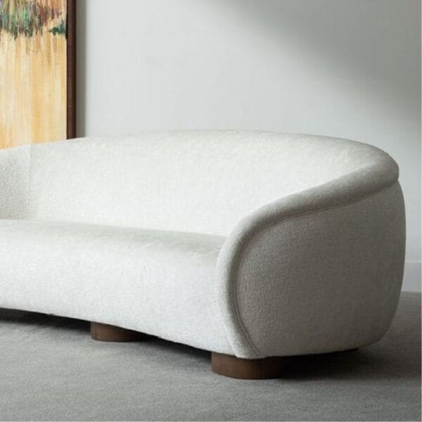 3 Seater rolled arm sofa