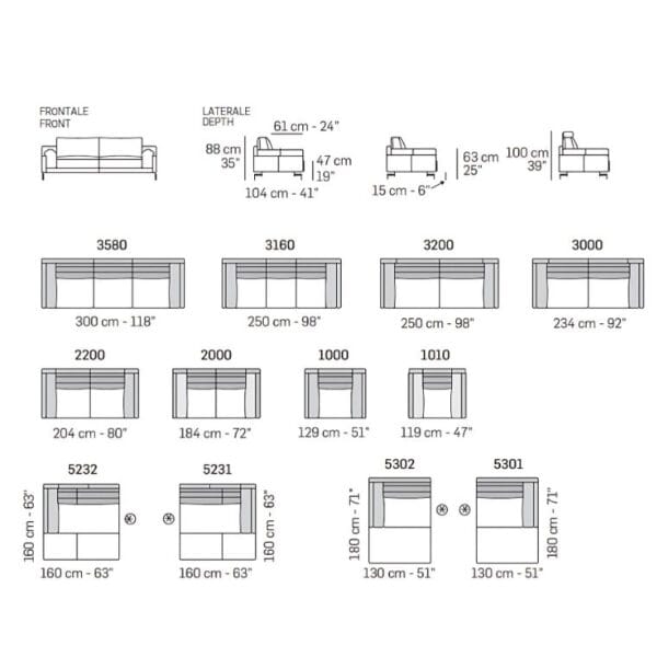 Cadorna Sofa